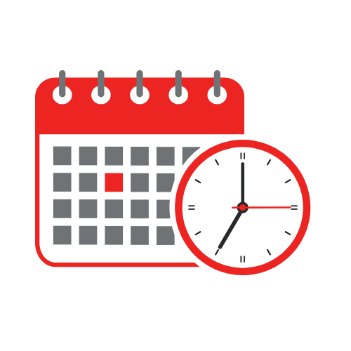 Calendar and clock graphic